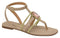 ️Rasteirinha Beige Golden Vizzano
